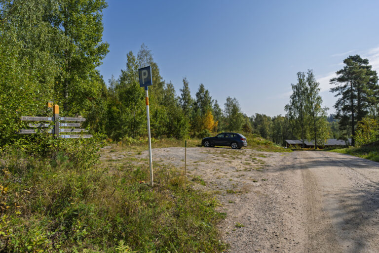 Parkeringen för Drögenslingan och Amundeboslingan