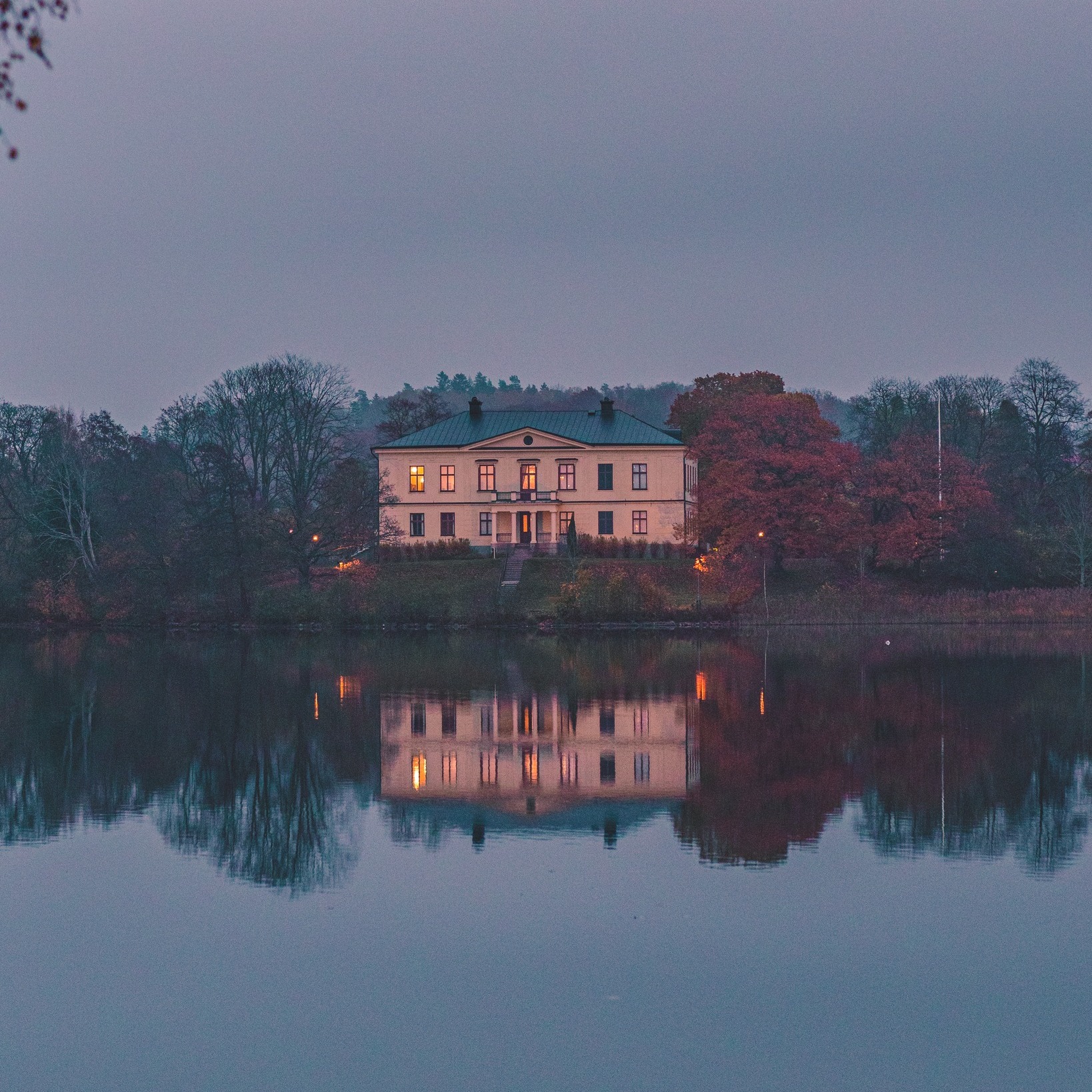 Slottet på kvällen